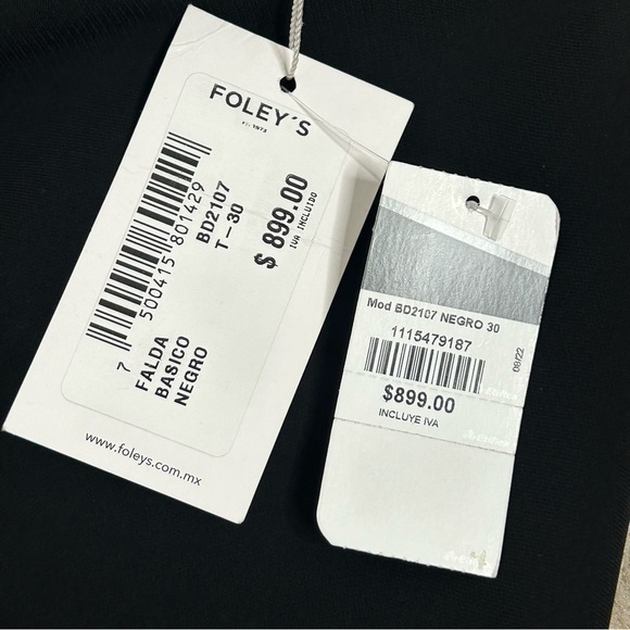NWT Foley’s Black Pencil Skirt - Picture 9 of 13
